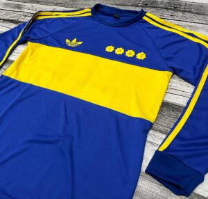 Camiseta Retro Boca Juniors 1981 Manga Larga | Maradona